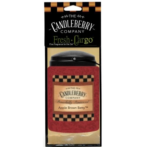 Apple Brown Betty™- "Fresh Cargo", Scent for the Car (2-PACK) - The Candleberry® Candle Company - Fresh CarGo® Car Scent - The Candleberry Candle Company