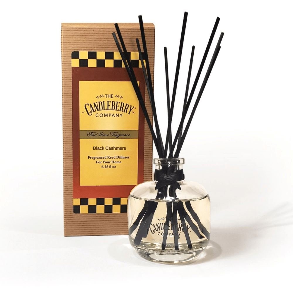 Black Cashmere™ 6.25 oz Fragranced Reed Diffuser - The Candleberry® Candle Company - 6.25 oz Fragranced Reed Diffuser - The Candleberry® Candle Company