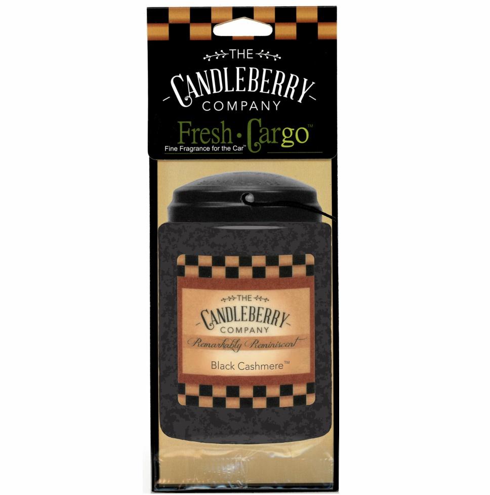 Black Cashmere™- "Fresh Cargo", Scent for the Car (2-PACK) - The Candleberry® Candle Company - Fresh CarGo® Car Scent - The Candleberry Candle Company