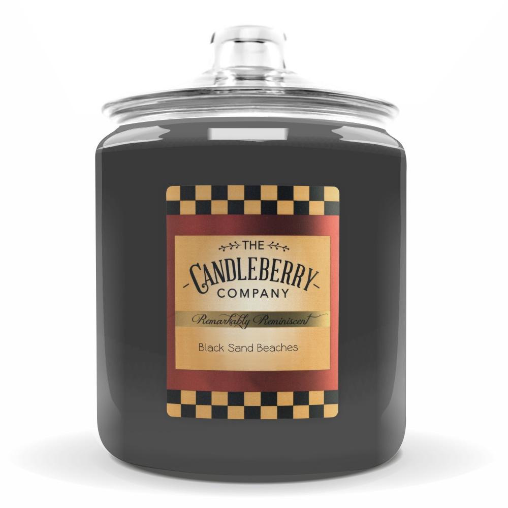 Black Sand Beaches®, 4 - Wick, Cookie Jar Candle - The Candleberry® Candle Company - Cookie Jar Candle - The Candleberry Candle Company
