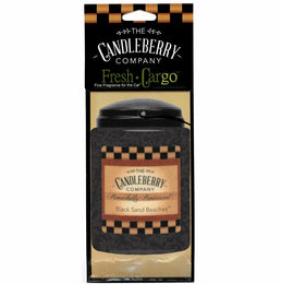 Black Sand Beaches®- "Fresh Cargo", Scent for the Car (2-PACK) - The Candleberry® Candle Company - Fresh CarGo® Car Scent - The Candleberry Candle Company