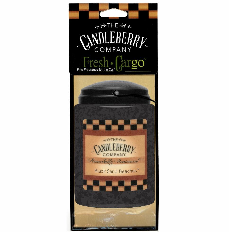 Black Sand Beaches®- "Fresh Cargo", Scent for the Car (2-PACK) - The Candleberry® Candle Company - Fresh CarGo® Car Scent - The Candleberry Candle Company