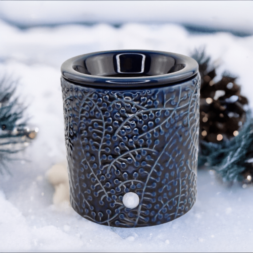 Candleberry Company Blue LeafTart Warmer, Including Safety Timer