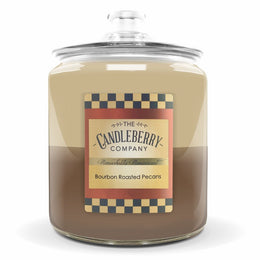 Bourbon Roasted Pecans™, 4 - Wick, Cookie Jar Candle - The Candleberry® Candle Company - Cookie Jar Candle - The Candleberry Candle Company