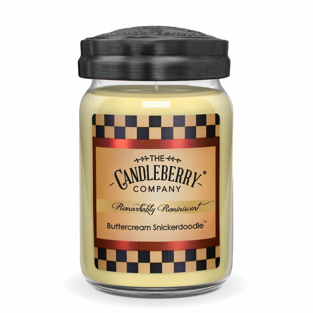 BUTTERCREAM SNICKERDOODLE large jar 26 ounce oz white offwhite fine fragrance premium vegan soy coconut essential oil wax number one seller spring summer best vanilla scented candle gourmand cookies