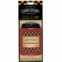 Candleberry Christmas™- "Fresh Cargo", Scent for the Car (2-PACK) - The Candleberry® Candle Company - Fresh CarGo® Car Scent - The Candleberry Candle Company