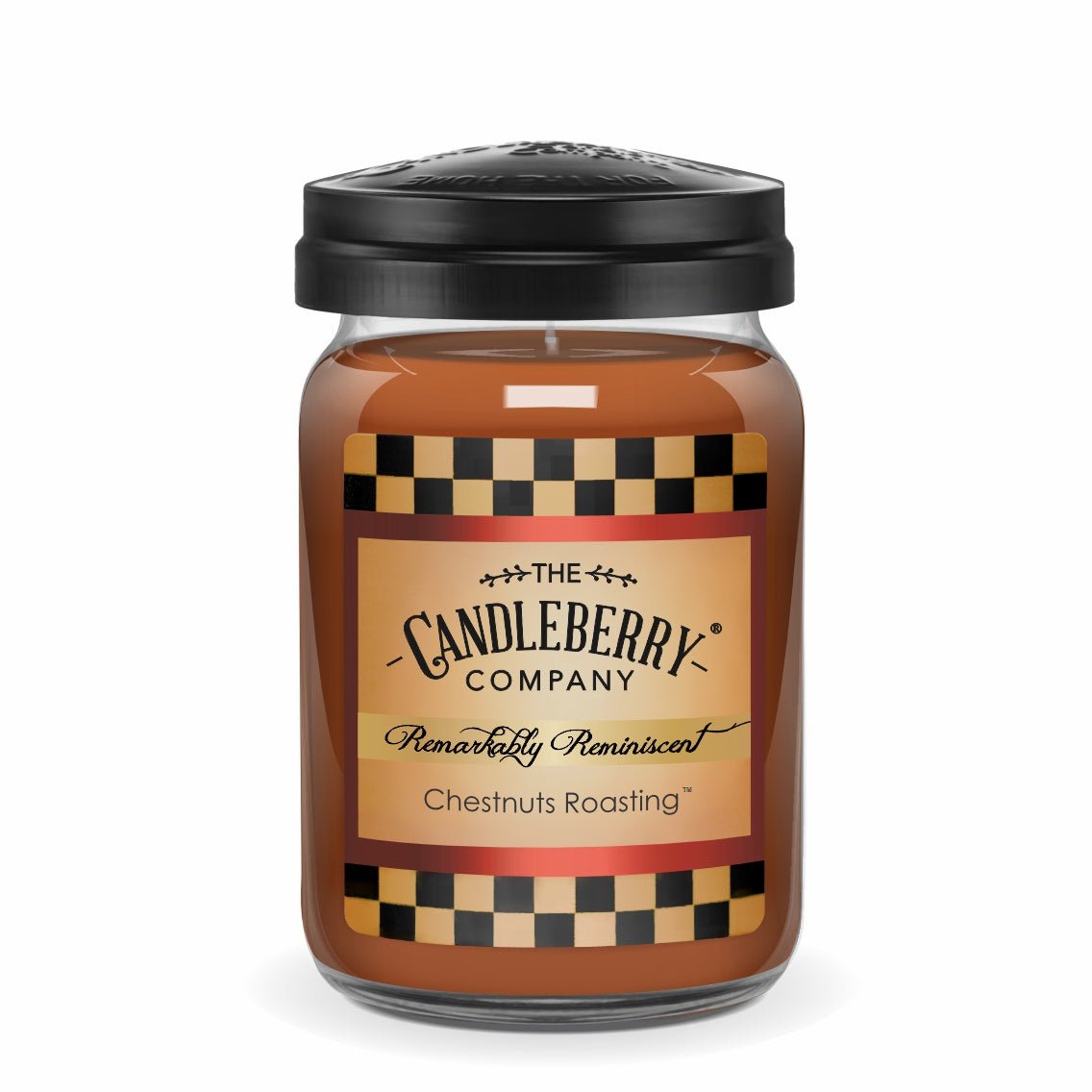 chestnuts roasting LARGE JAR SCENTED CANDLES BY CANDLEBERRY POWERFUL STRONG NATURAL SOY COCONUT VEGAN