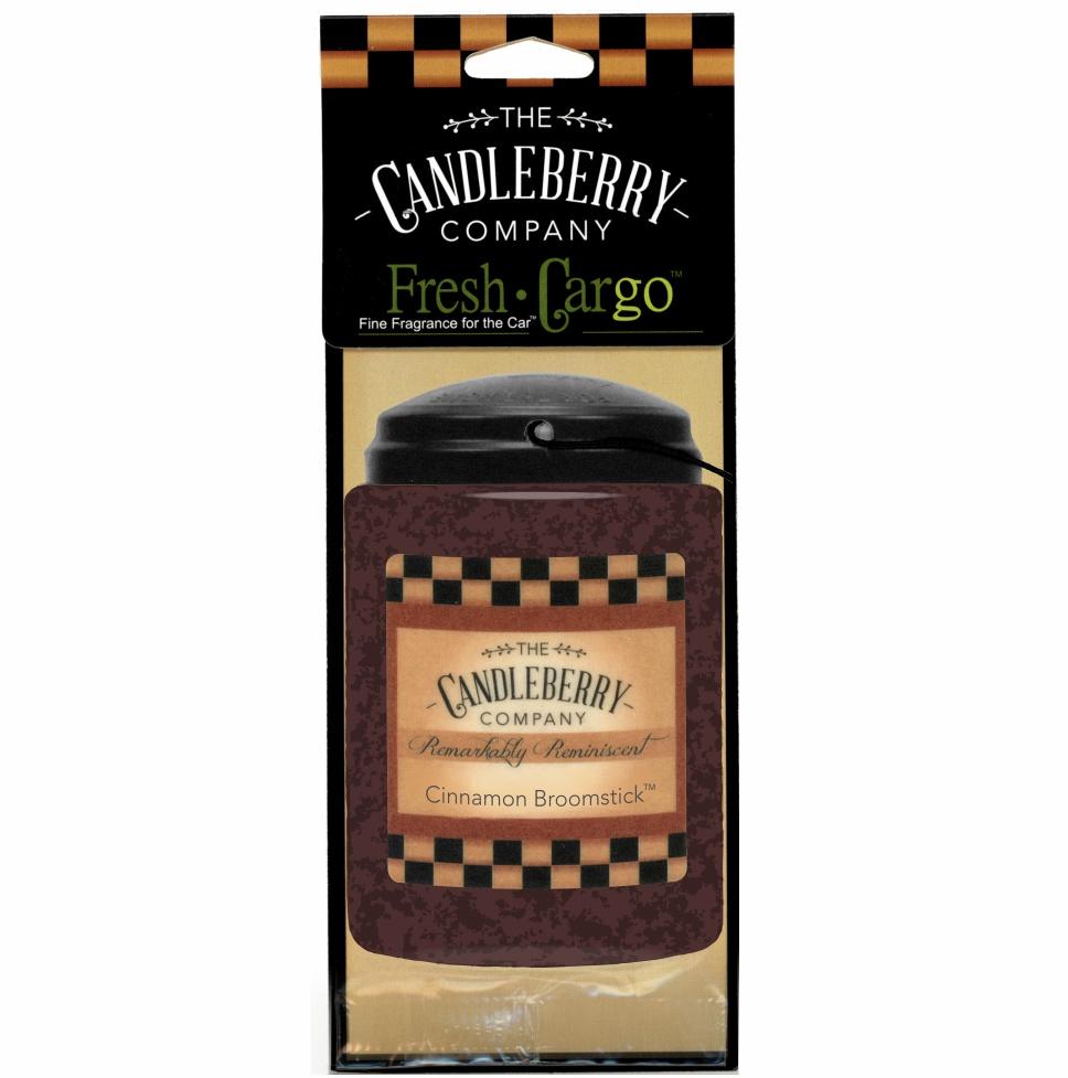 Cinnamon Broomstick™- "Fresh Cargo", Scent for the Car (2-PACK) - The Candleberry® Candle Company - Fresh CarGo® Car Scent - The Candleberry Candle Company