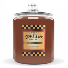 Cinnaswirl Latte™, 160 oz. Jar, Scented Candle 160 oz. Cookie Jar Candle The Candleberry Candle Company 