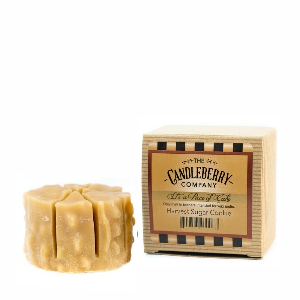 Harvest Sugar Cookie - CAKE TART wax melt creamy vanilla and spice long lasting potpourri clean burning scent powerful fragrance fall year round