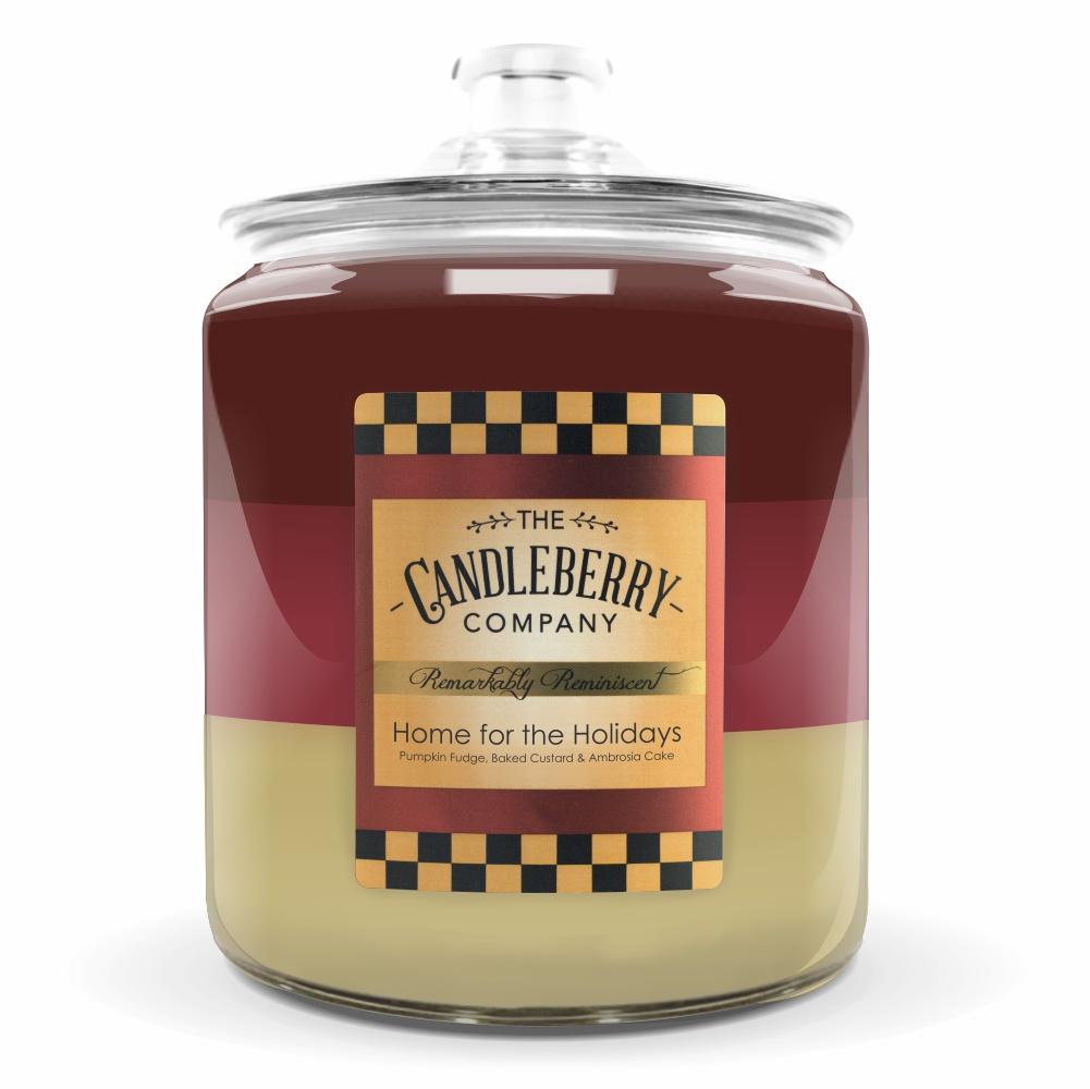Home For The Holidays™, 160 oz. Jar, Scented Candle 160 oz. Cookie Jar Candle The Candleberry Candle Company 