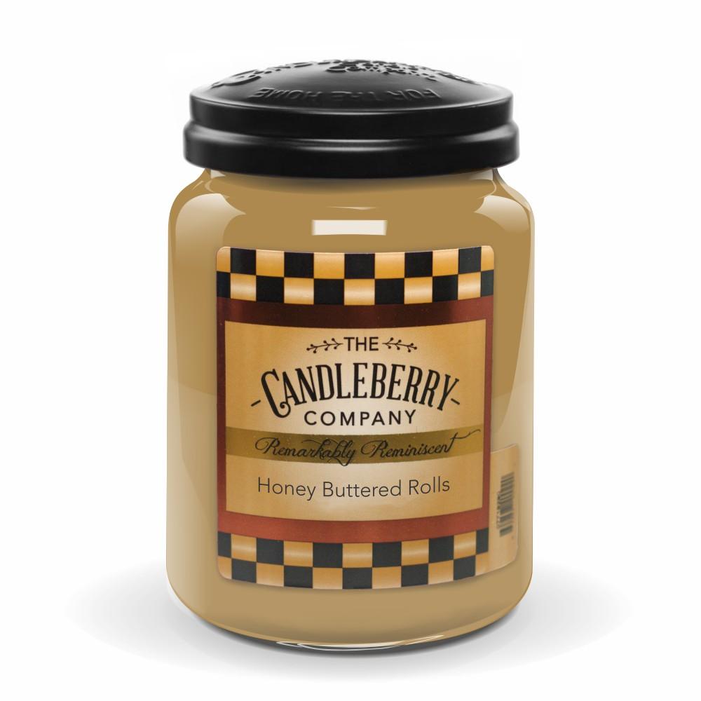 Honey Buttered Rolls™, Large Jar Candle - The Candleberry® Candle Company - Large Jar Candle - The Candleberry Candle Company