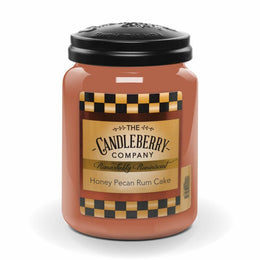 Honey Pecan Rum Cake, Large Jar Candle - The Candleberry® Candle Company - Large Jar Candle - The Candleberry Candle Company