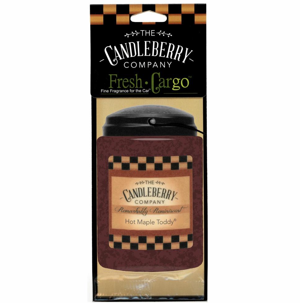 Hot Maple Toddy®- "Fresh Cargo", Scent for the Car (2-PACK) - The Candleberry® Candle Company - Fresh CarGo® Car Scent - The Candleberry Candle Company