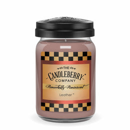 LEATHER AUTTHENTIC highly scented candles premium powerful strong triple authentic gifts dad man men gentleman best seller fall 2023