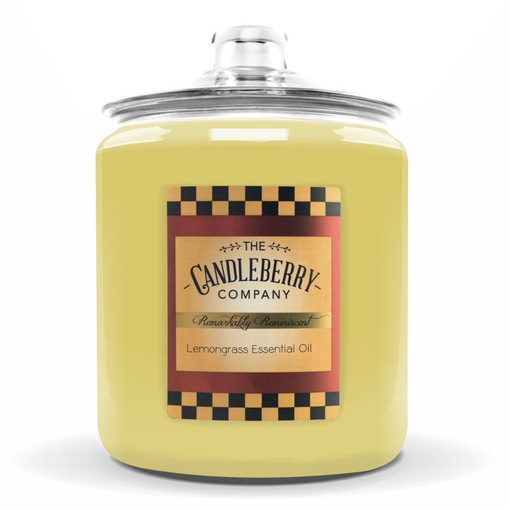Lemongrass Essential Oil™, 4 - Wick, Cookie Jar Candle - The Candleberry® Candle Company - Cookie Jar Candle - The Candleberry Candle Company