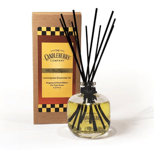 Lemongrass Essential Oil® 6.25 oz Fragranced Reed Diffuser - The Candleberry® Candle Company - 6.25 oz Fragranced Reed Diffuser - The Candleberry® Candle Company