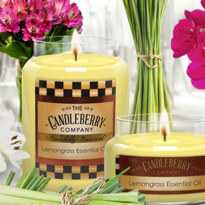 Lemongrass Essential Oil™, Large Jar Candle - The Candleberry® Candle Company - Large Jar Candle - The Candleberry Candle Company