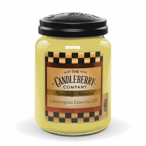 Lemongrass Essential Oil™, Large Jar Candle - The Candleberry® Candle Company - Large Jar Candle - The Candleberry Candle Company