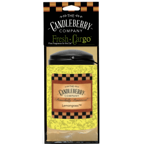 Lemongrass™- "Fresh Cargo", Scent for the Car (2-PACK) - The Candleberry® Candle Company - Fresh CarGo® Car Scent - The Candleberry Candle Company