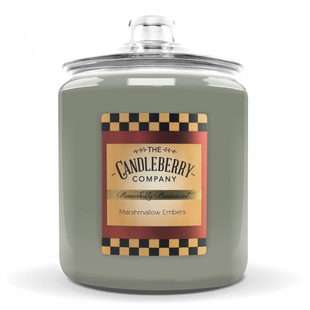 Marshmallow & Embers™, 4 - Wick, Cookie Jar Candle - The Candleberry® Candle Company - Cookie Jar Candle - The Candleberry Candle Company