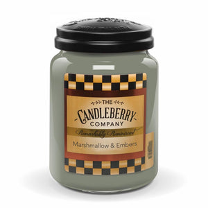 Marshmallow & Embers™, Large Jar Candle - The Candleberry® Candle Company - Large Jar Candle - The Candleberry Candle Company