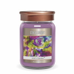 NOUVEAU - Artist's Garden™, Large Jar Candle - The Candleberry® Candle Company - Large Jar Candle - The Candleberry Candle Company