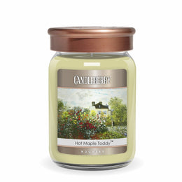 NOUVEAU™ - Hot Maple Toddy™ Garden, Large Jar Candle - The Candleberry® Candle Company - Large Jar Candle - The Candleberry® Candle Company