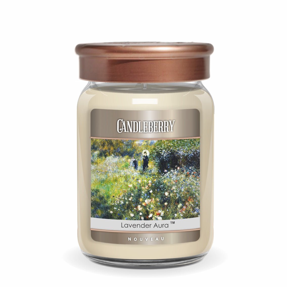 NOUVEAU™ - Lavender Aura™, Large Jar Candle - The Candleberry® Candle Company - Large Jar Candle - The Candleberry Candle Company