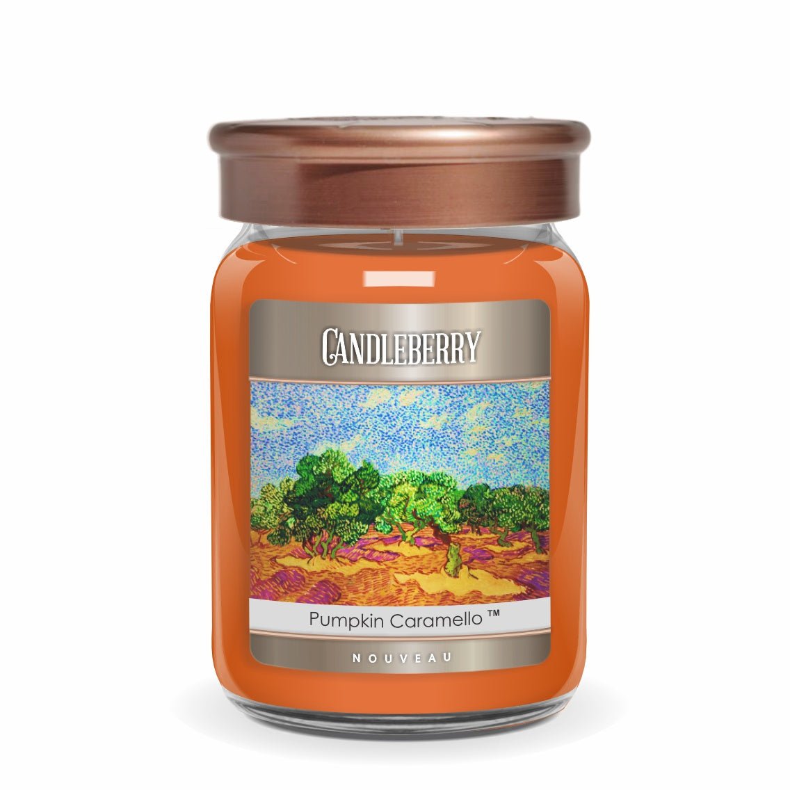  highly scented fall autumn pie caramel best selling candle premium natural vegan friendly soy coconut wax powerful 10 percent load fragrance