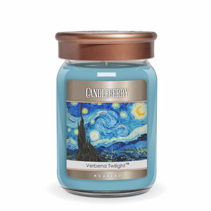 NOUVEAU - Verbena Twilight™, Large Jar Candle - The Candleberry® Candle Company - Large Jar Candle - The Candleberry Candle Company