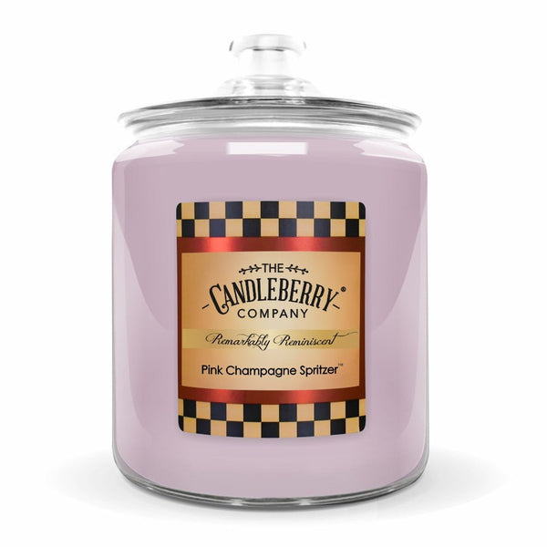 Pink Champagne Spritzer™, 160oz 4 - Wick Jar Candle | Candleberry - The
