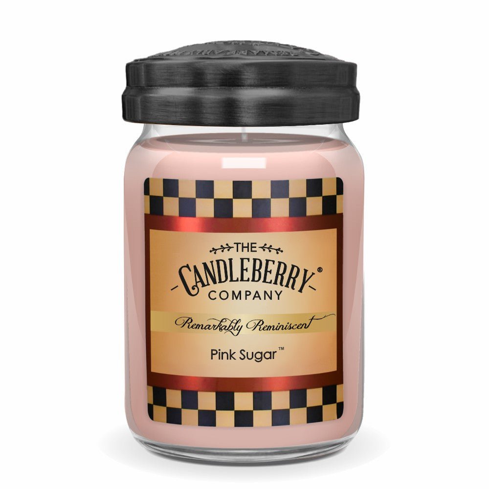 Pink Sugar™, 26oz Large Jar Candle Candleberry The Candleberry
