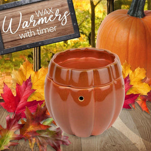 "Pumpkin" Wax Warmer, Including Safety Timer - The Candleberry® Candle Company - Warmer - The Candleberry Candle Company