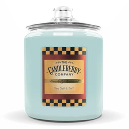 Sea Salt & Surf™, 4 - Wick, Cookie Jar Candle - The Candleberry® Candle Company - Cookie Jar Candle - The Candleberry Candle Company