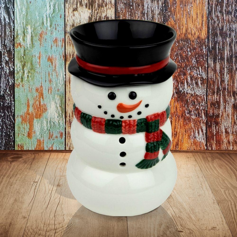 "Snowman" Wax Warmer, Including Safety Timer - The Candleberry® Candle Company - Warmer - The Candleberry Candle Company
