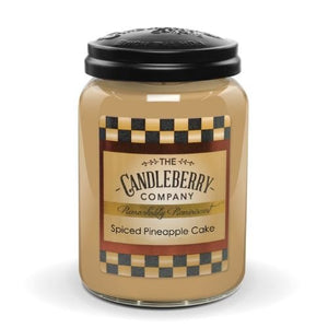 New - Spiced Pineapple Cake™, Large Jar Candle Large Jar Candle The Candleberry Candle Company 