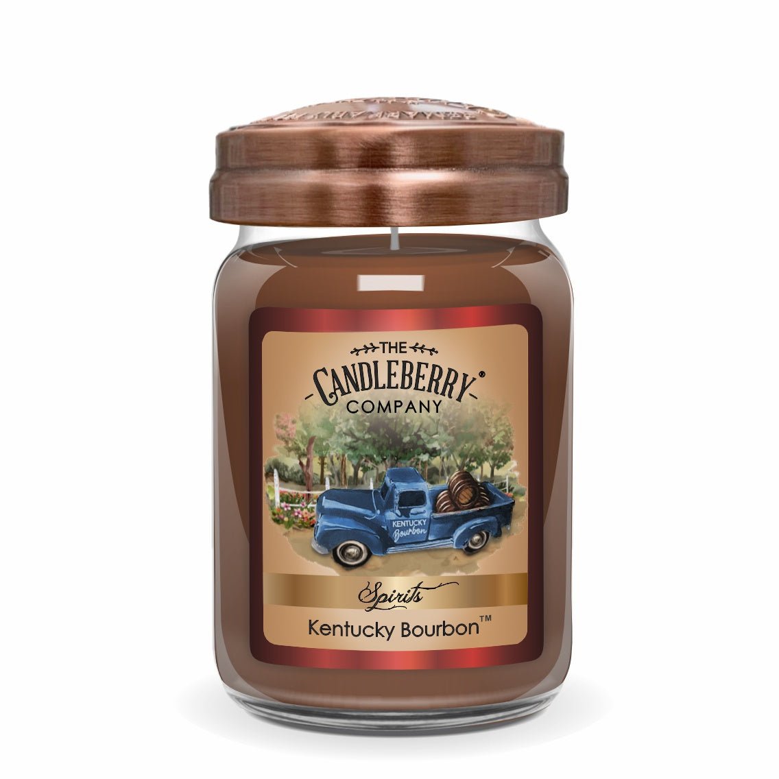 KENTUCKY BOURBON soy coconut premium scented candle powerful strong fragrance natural fills house best seller vegan