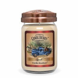 VANILLA BOURBON soy coconut premium scented candle powerful strong fragrance natural fills house best seller vegan