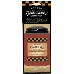 Tennessee Whiskey®- "Fresh Cargo", Scent for the Car (2-PACK) - The Candleberry® Candle Company - Fresh CarGo® Car Scent - The Candleberry Candle Company