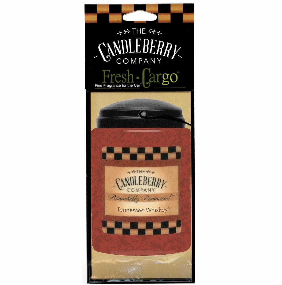 Tennessee Whiskey®- "Fresh Cargo", Scent for the Car (2-PACK) - The Candleberry® Candle Company - Fresh CarGo® Car Scent - The Candleberry Candle Company