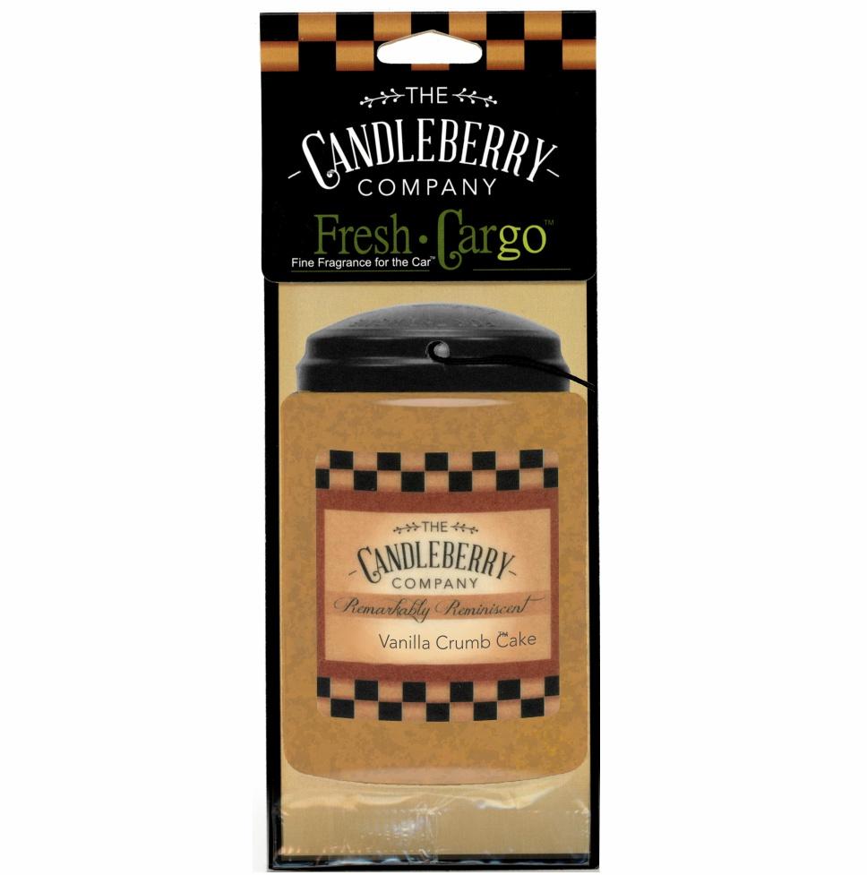 Vanilla Crumb Cake™- "Fresh Cargo", Scent for the Car (2-PACK) - The Candleberry® Candle Company - Fresh CarGo® Car Scent - The Candleberry Candle Company