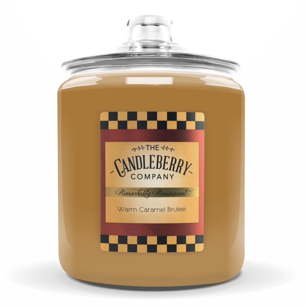 Warm Caramel Brulee™, 4 - Wick, Cookie Jar Candle - The Candleberry® Candle Company - Cookie Jar Candle - The Candleberry Candle Company