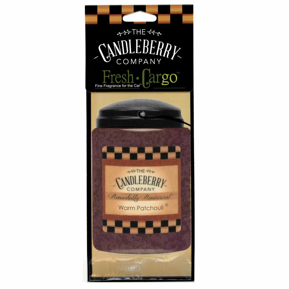 Warm Patchouli™- "Fresh Cargo", Scent for the Car (2-PACK) - The Candleberry® Candle Company - Fresh CarGo® Car Scent - The Candleberry Candle Company