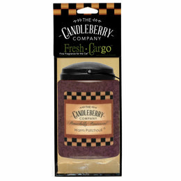 Warm Patchouli™- "Fresh Cargo", Scent for the Car (2-PACK) - The Candleberry® Candle Company - Fresh CarGo® Car Scent - The Candleberry Candle Company