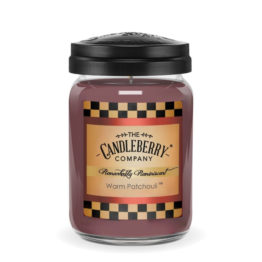 Warm Patchouli™, 26 oz. Jar, Scented Candle 26 oz. Large Jar Candle The Candleberry® Candle Company 